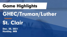 GHEC/Truman/Luther vs St. Clair  Game Highlights - Dec. 20, 2021