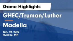 GHEC/Truman/Luther vs Madelia Game Highlights - Jan. 10, 2022