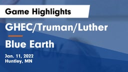 GHEC/Truman/Luther vs Blue Earth  Game Highlights - Jan. 11, 2022