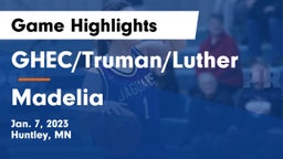 GHEC/Truman/Luther vs Madelia  Game Highlights - Jan. 7, 2023
