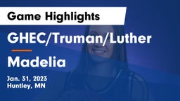 GHEC/Truman/Luther vs Madelia  Game Highlights - Jan. 31, 2023