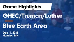 GHEC/Truman/Luther vs Blue Earth Area  Game Highlights - Dec. 5, 2023