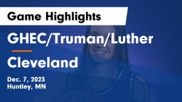 GHEC/Truman/Luther vs Cleveland  Game Highlights - Dec. 7, 2023