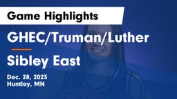 GHEC/Truman/Luther vs Sibley East  Game Highlights - Dec. 28, 2023