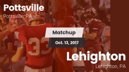 Matchup: Pottsville vs. Lehighton  2017