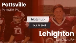 Matchup: Pottsville vs. Lehighton  2018