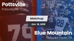 Matchup: Pottsville vs. Blue Mountain  2018