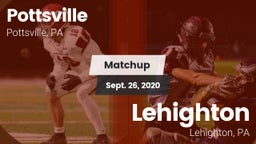 Matchup: Pottsville vs. Lehighton  2020
