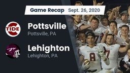 Recap: Pottsville  vs. Lehighton  2020