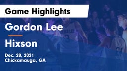 Gordon Lee  vs Hixson Game Highlights - Dec. 28, 2021