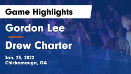 Gordon Lee  vs Drew Charter Game Highlights - Jan. 25, 2022