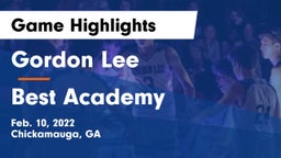 Gordon Lee  vs Best Academy  Game Highlights - Feb. 10, 2022