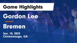 Gordon Lee  vs Bremen Game Highlights - Jan. 10, 2023