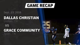 Recap: Dallas Christian  vs. Grace Community  2016