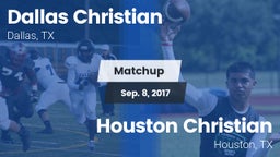Matchup: Dallas Christian vs. Houston Christian  2017