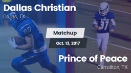 Matchup: Dallas Christian vs. Prince of Peace  2016
