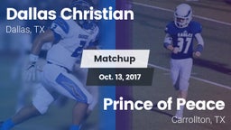 Matchup: Dallas Christian vs. Prince of Peace  2017