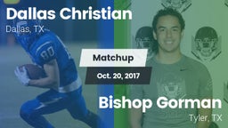 Matchup: Dallas Christian vs. Bishop Gorman  2016