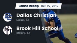 Recap: Dallas Christian  vs. Brook Hill School 2017