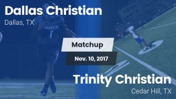 Matchup: Dallas Christian vs. Trinity Christian  2016