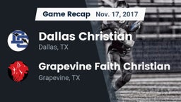 Recap: Dallas Christian  vs. Grapevine Faith Christian  2017