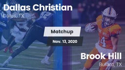 Matchup: Dallas Christian vs. Brook Hill   2020