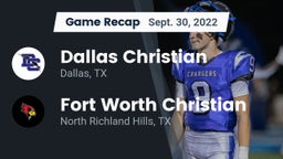 Recap: Dallas Christian  vs. Fort Worth Christian  2022