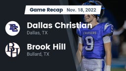 Recap: Dallas Christian  vs. Brook Hill   2022