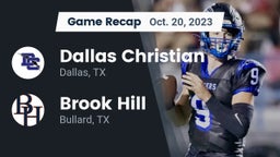 Recap: Dallas Christian  vs. Brook Hill   2023