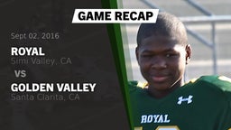 Recap: Royal  vs. Golden Valley  2016