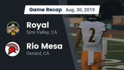 Recap: Royal  vs. Rio Mesa  2019