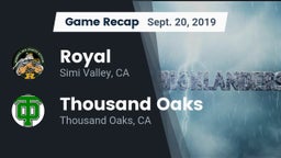 Recap: Royal  vs. Thousand Oaks  2019