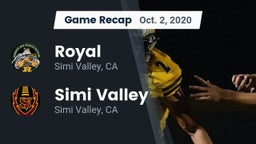 Recap: Royal  vs. Simi Valley  2020