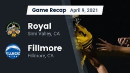 Recap: Royal  vs. Fillmore  2021