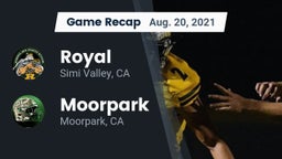 Recap: Royal  vs. Moorpark  2021