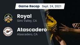 Recap: Royal  vs. Atascadero  2021
