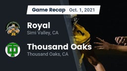 Recap: Royal  vs. Thousand Oaks  2021