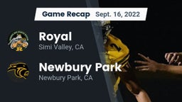 Recap: Royal  vs. Newbury Park  2022