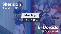 Matchup: Sheridan vs. El Dorado  2016