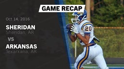 Recap: Sheridan  vs. Arkansas  2016
