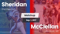Matchup: Sheridan vs. McClellan  2017