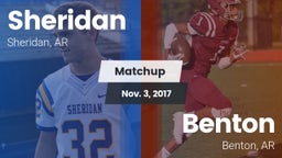 Matchup: Sheridan vs. Benton  2017