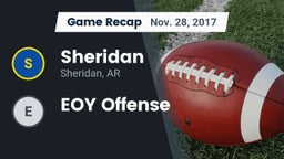 Recap: Sheridan  vs. EOY Offense 2017