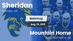 Matchup: Sheridan vs. Mountain Home  2018
