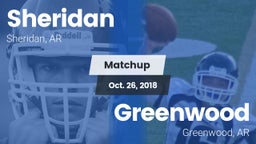 Matchup: Sheridan vs. Greenwood  2018