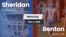 Matchup: Sheridan vs. Benton  2018