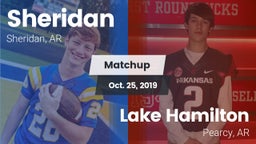 Matchup: Sheridan vs. Lake Hamilton  2019