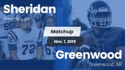 Matchup: Sheridan vs. Greenwood  2019