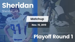 Matchup: Sheridan vs. Playoff Round 1 2019