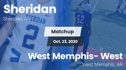 Matchup: Sheridan vs. West Memphis- West 2020